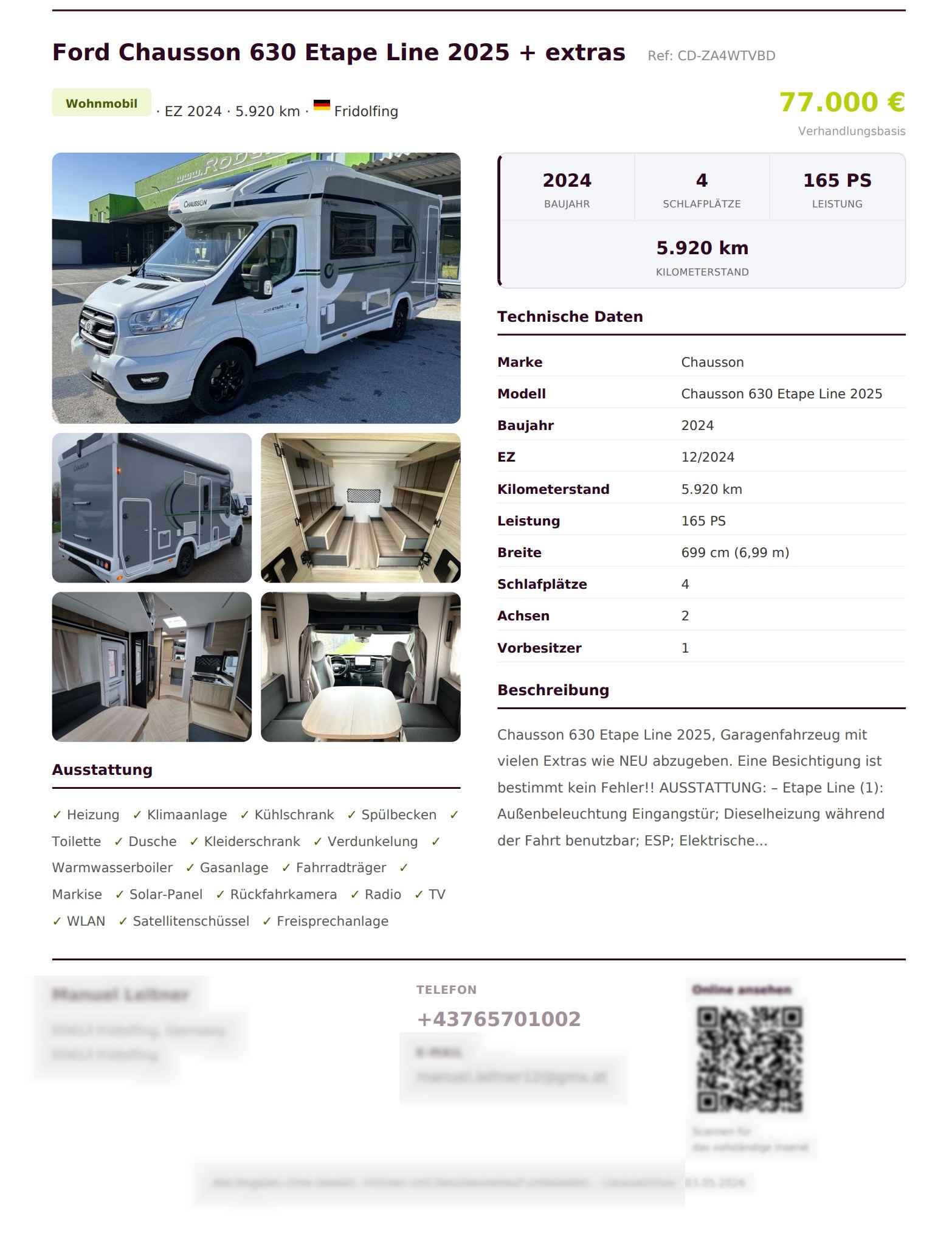 Vehicle Exposé Example