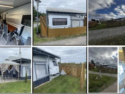 Wohnwagen mit festem Stellplatz am Birnbaumteich Harzgerode